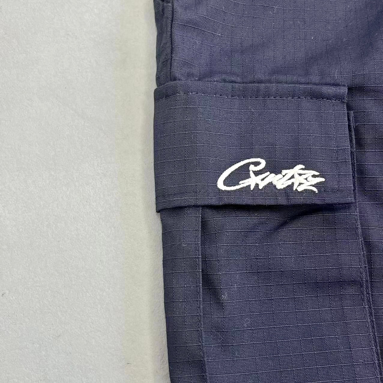 Calça Corteiz Cargo Azul Marinho - Shabby Company