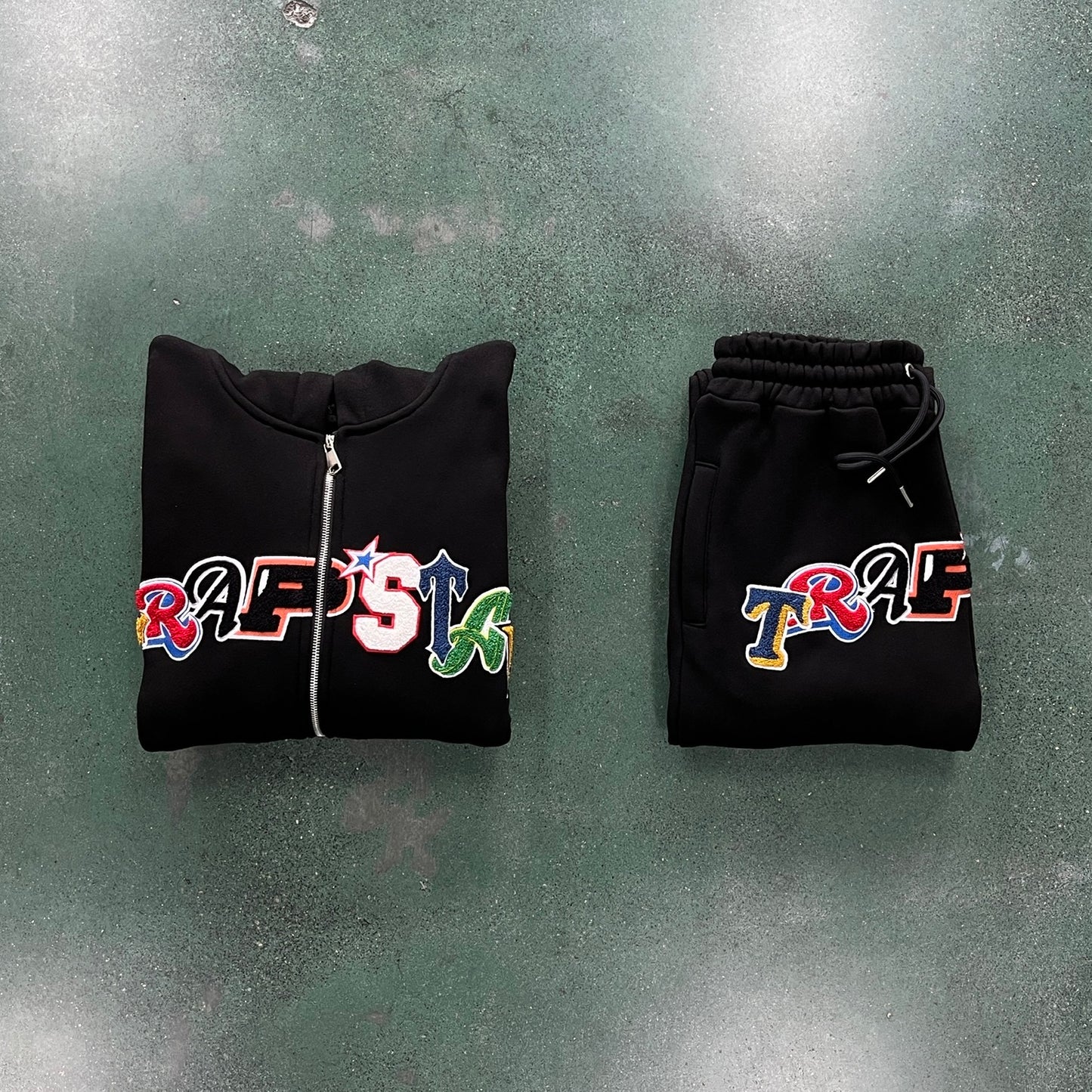 Conjunto Trapstar Ziper Black - Shabby Company