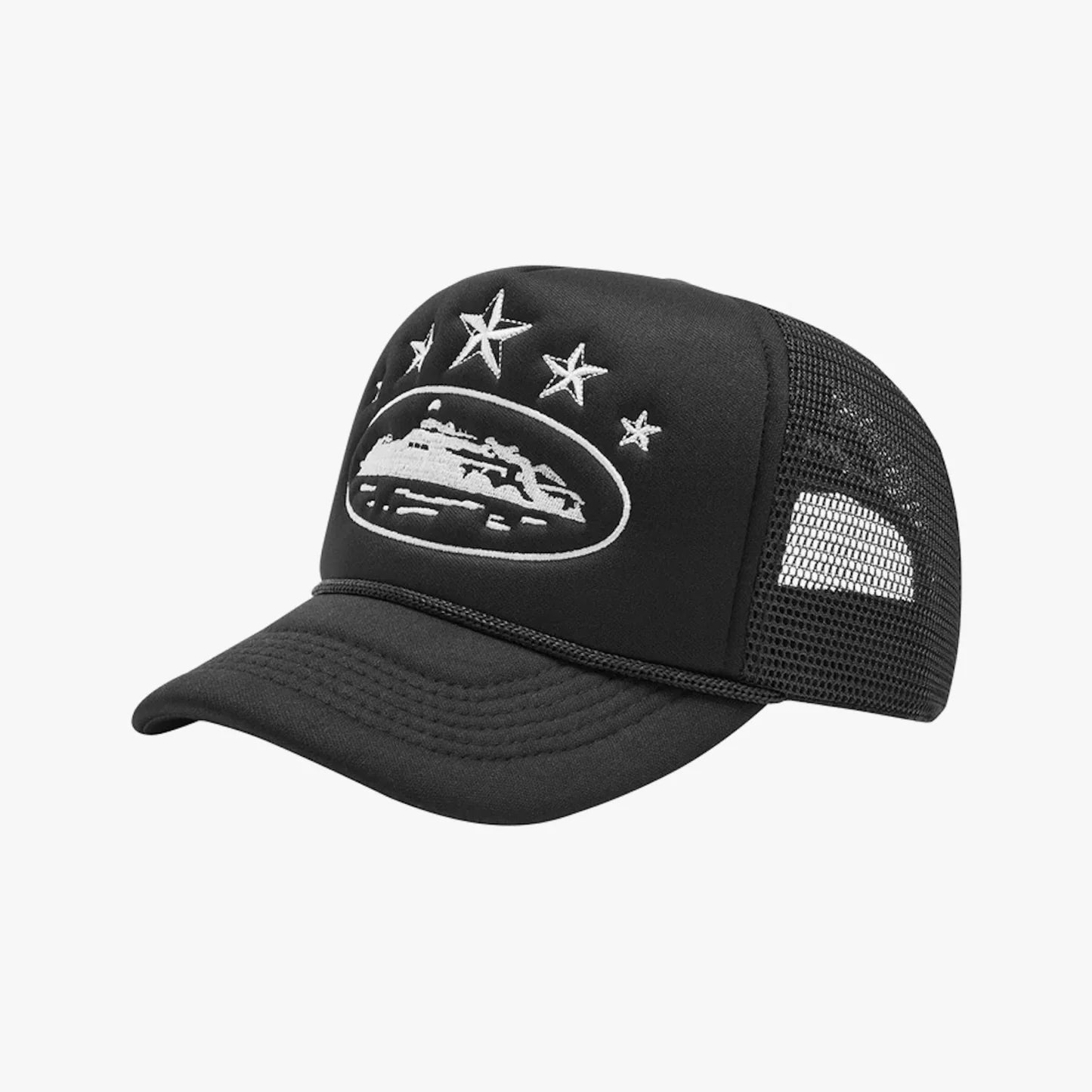 Boné Corteiz Trucker 5 Stars Preto - Shabby Company