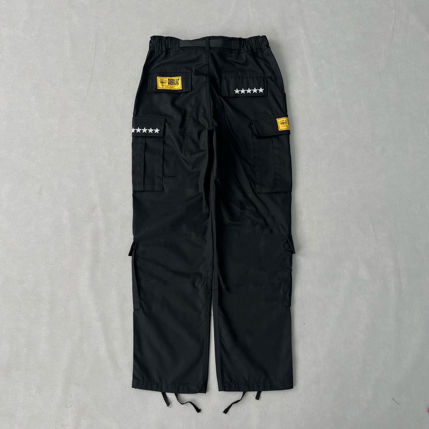 Calça Corteiz Cargo Preta 5 Stars - Shabby Company