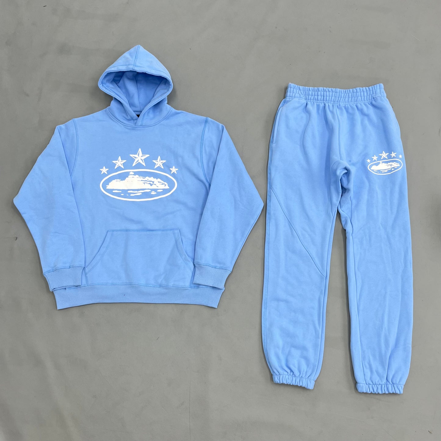 Conjunto Moletom 5 Stars Corteiz Azul - Shabby Company