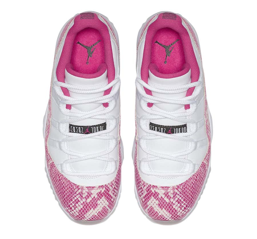 Jordan 11 Retro Low Pink Snakeskin - Shabby Company