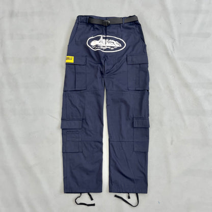 Calça Corteiz Cargo Azul Marinho - Shabby Company