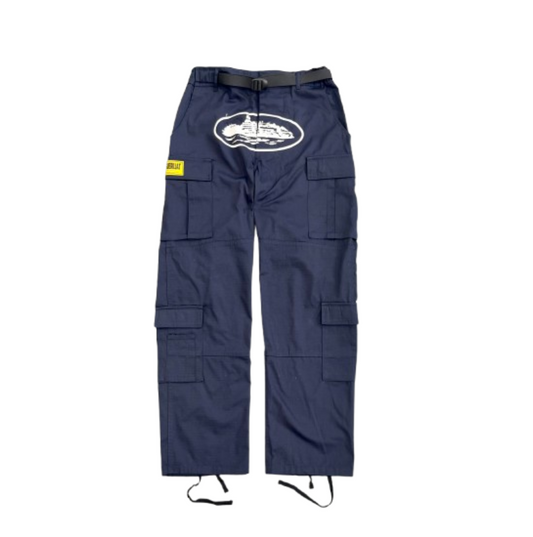 Calça Corteiz Cargo Azul Marinho - Shabby Company